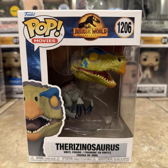 Funko Pop! Jurassic World: Therizinosaurus #1206 w/Protector - Picture 1 of 6